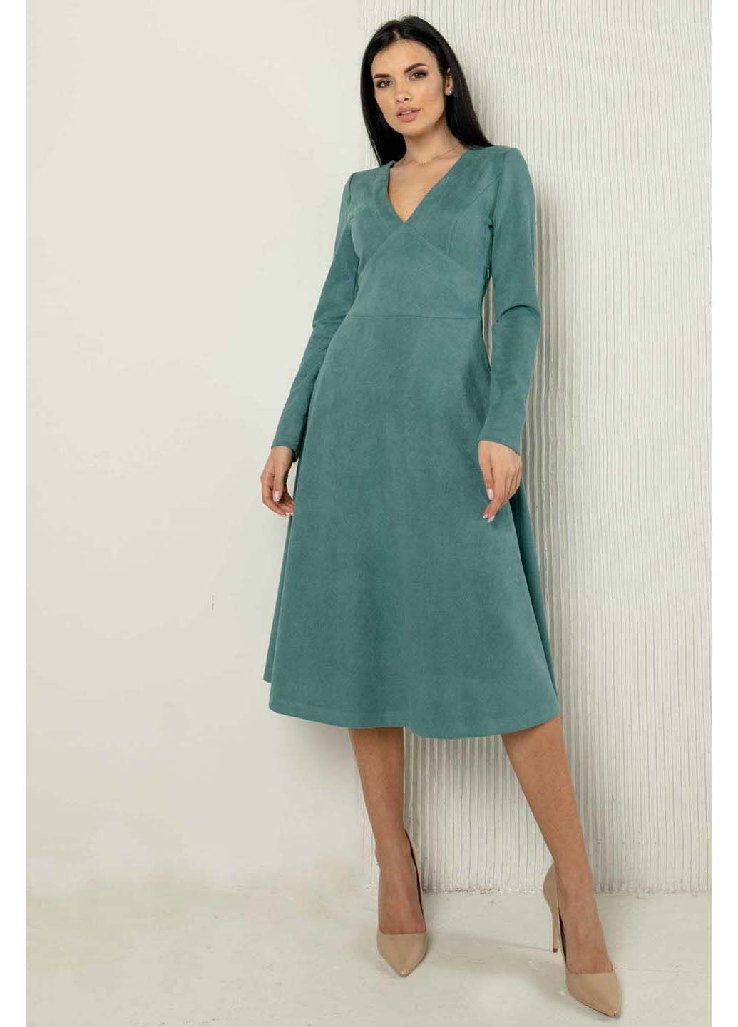 Комбинированное праздничный платье Ри Мари однотонное