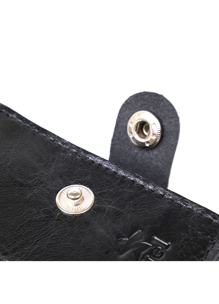 Кожаное портмоне для документов мужское 16460 Черный Shvigel (306882277)