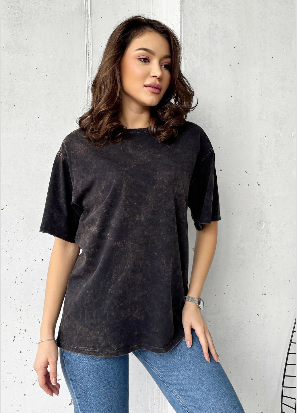 Повседневная женская футболка из турецкого хлопка InFashion Футболка - (317326920)