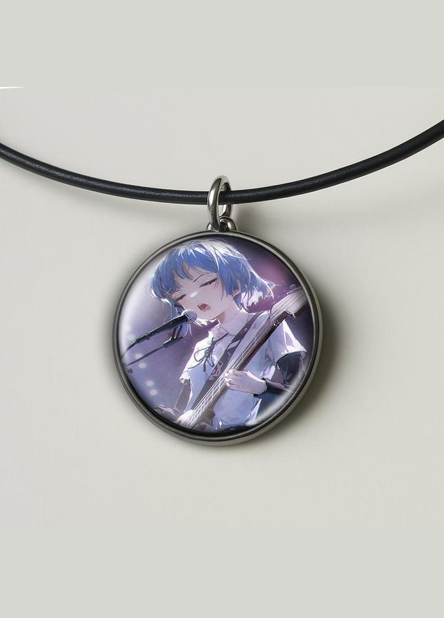 Набор подвеска (кулон) и брелок Аниме Отшельник рокер #02 (подарочный набор) No Brand (332633794)