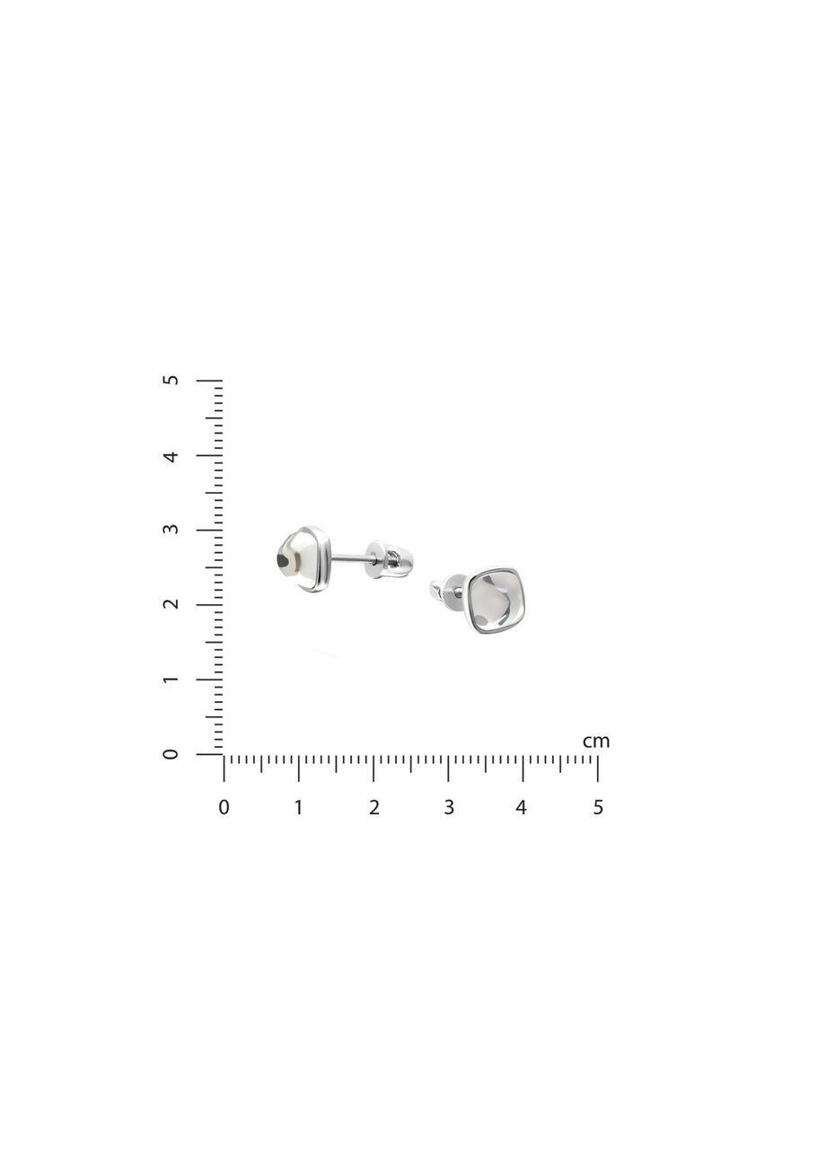 Пусеты серебряные Отражение Crystal 925 Skifska Etnika (364203274)