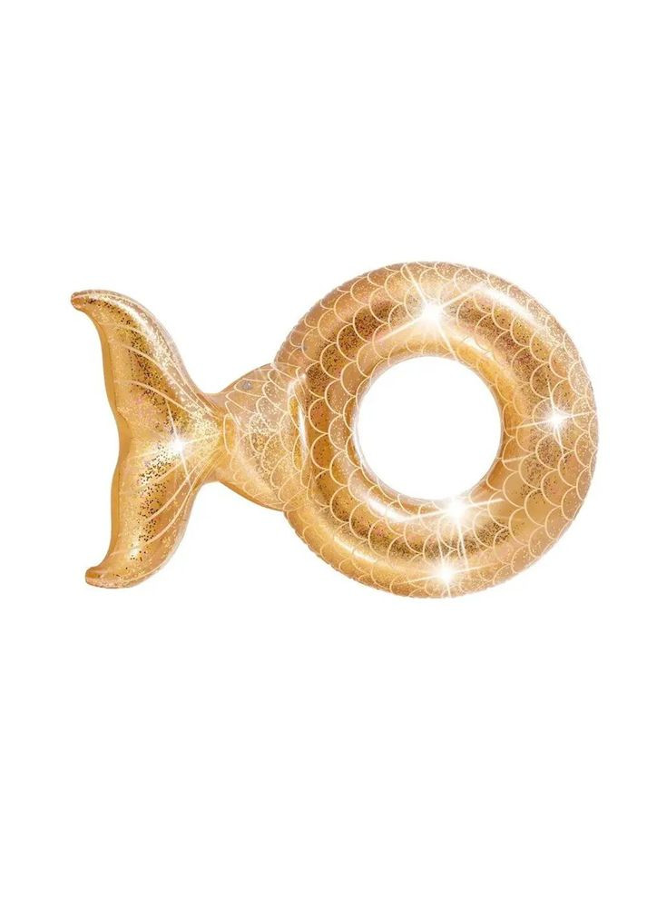 Коло надувне 56258 "Русалонька", з хвостом та блискітками, 147 х 107 х 79 см Intex (300102600)