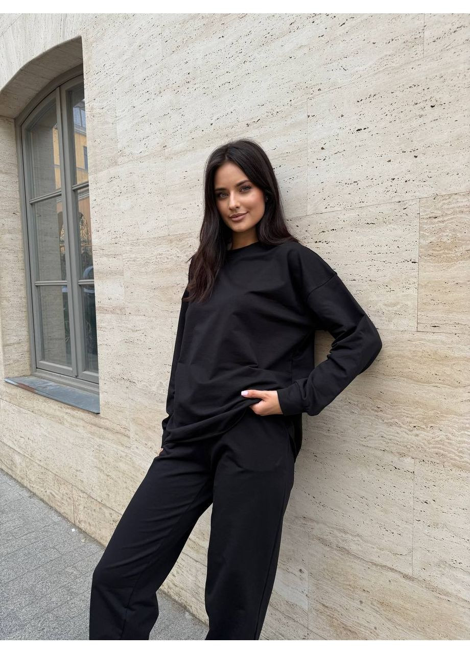 Женский спортивный костюм свитшот + штаны No Brand Р1559-7076/2 (355312631)