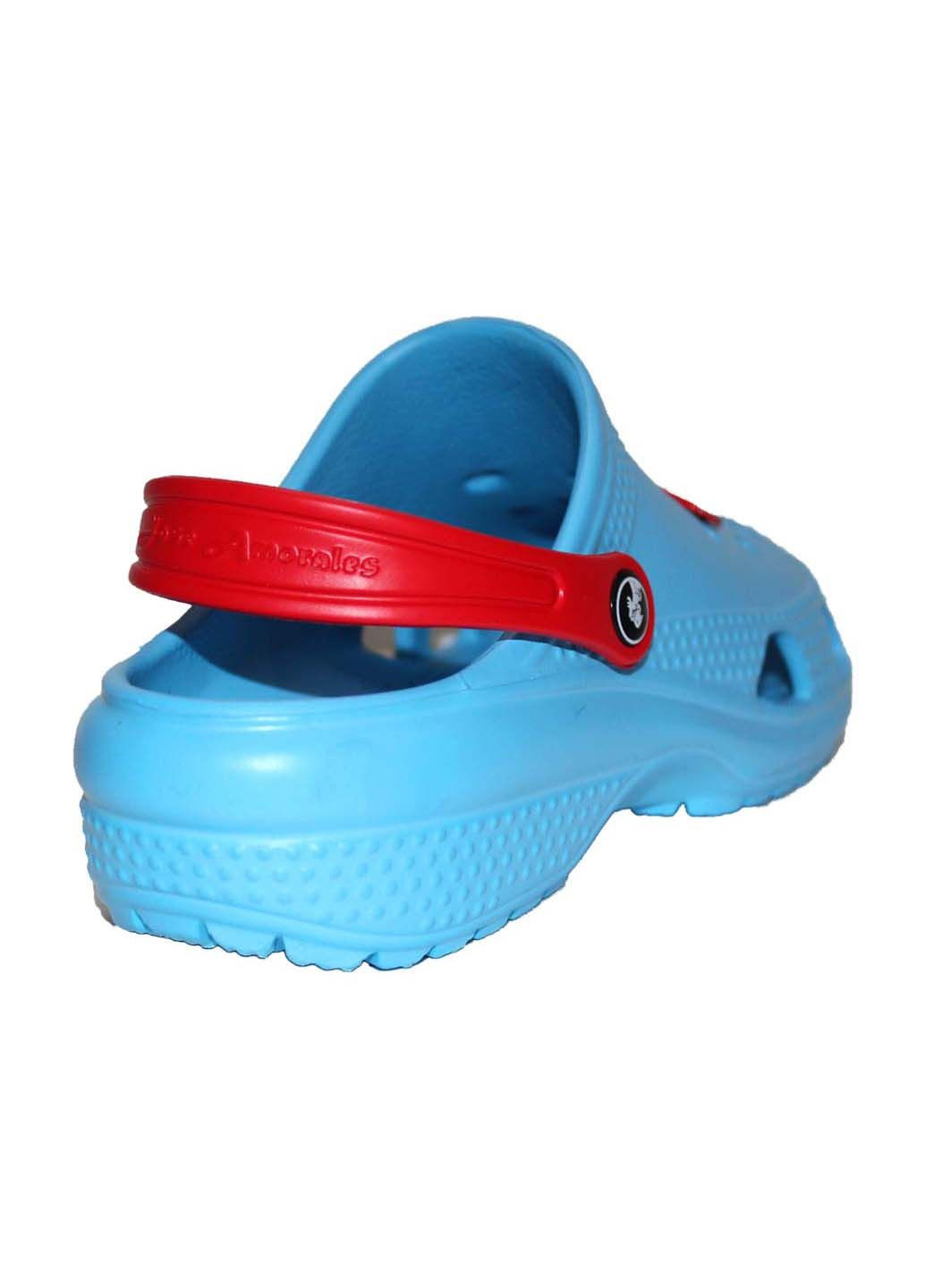 Голубые сабо Jose Amorales