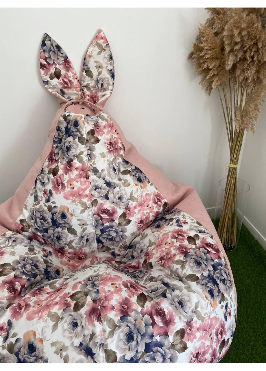 Кресло - мешок груша Зайка, L - 120х90 Katania 5+Римини 102 SkyPuff (361258511)