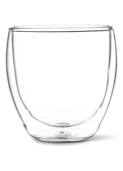 Набір скляних термостаканів Classica Java 250 мл з подвійними стінками, 6 шт, прозорі термочашки для кави, чаю, латте More (366088875)