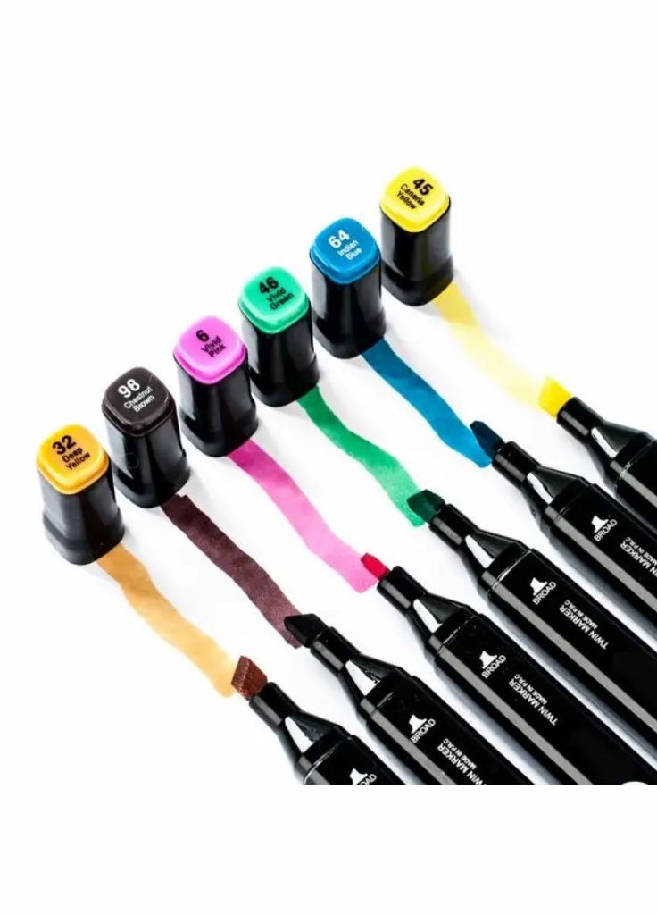 Набор маркеров двухсторонних для скетчинга 100 шт (1774796360) Touch (335879152)