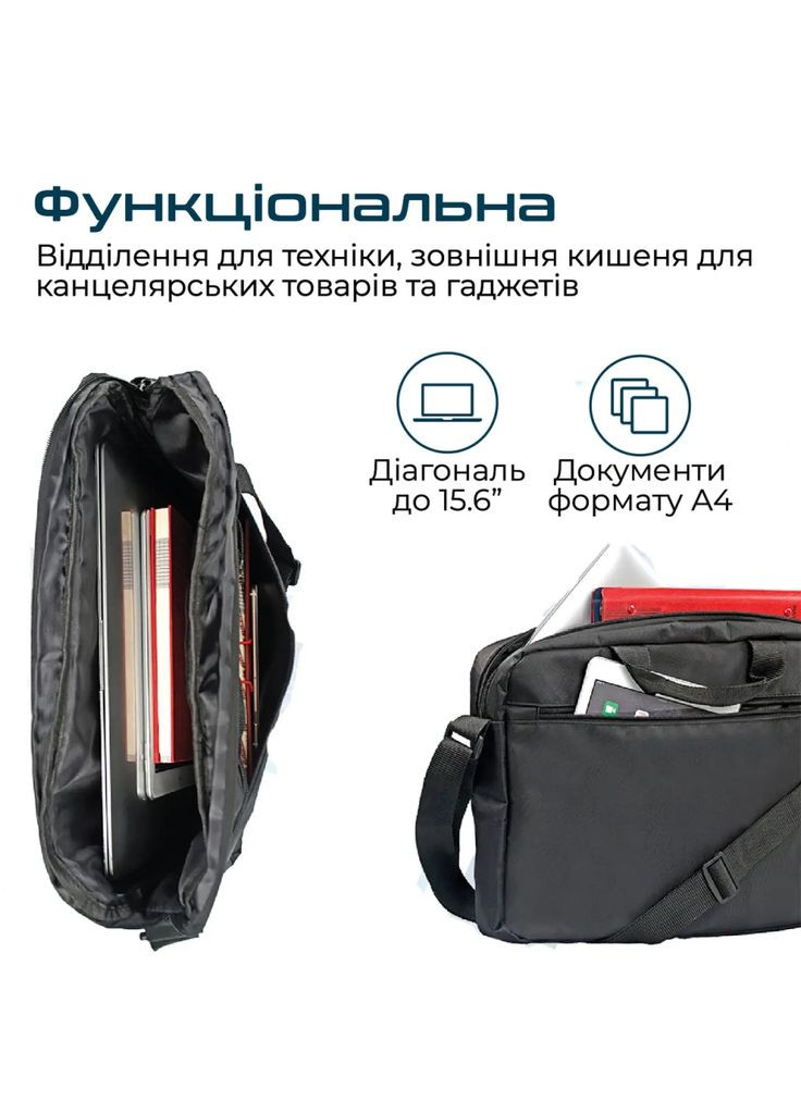 Сумка для ноутбука 15.6" Gear-MB black (gear-mb.black) Promate (364924933)