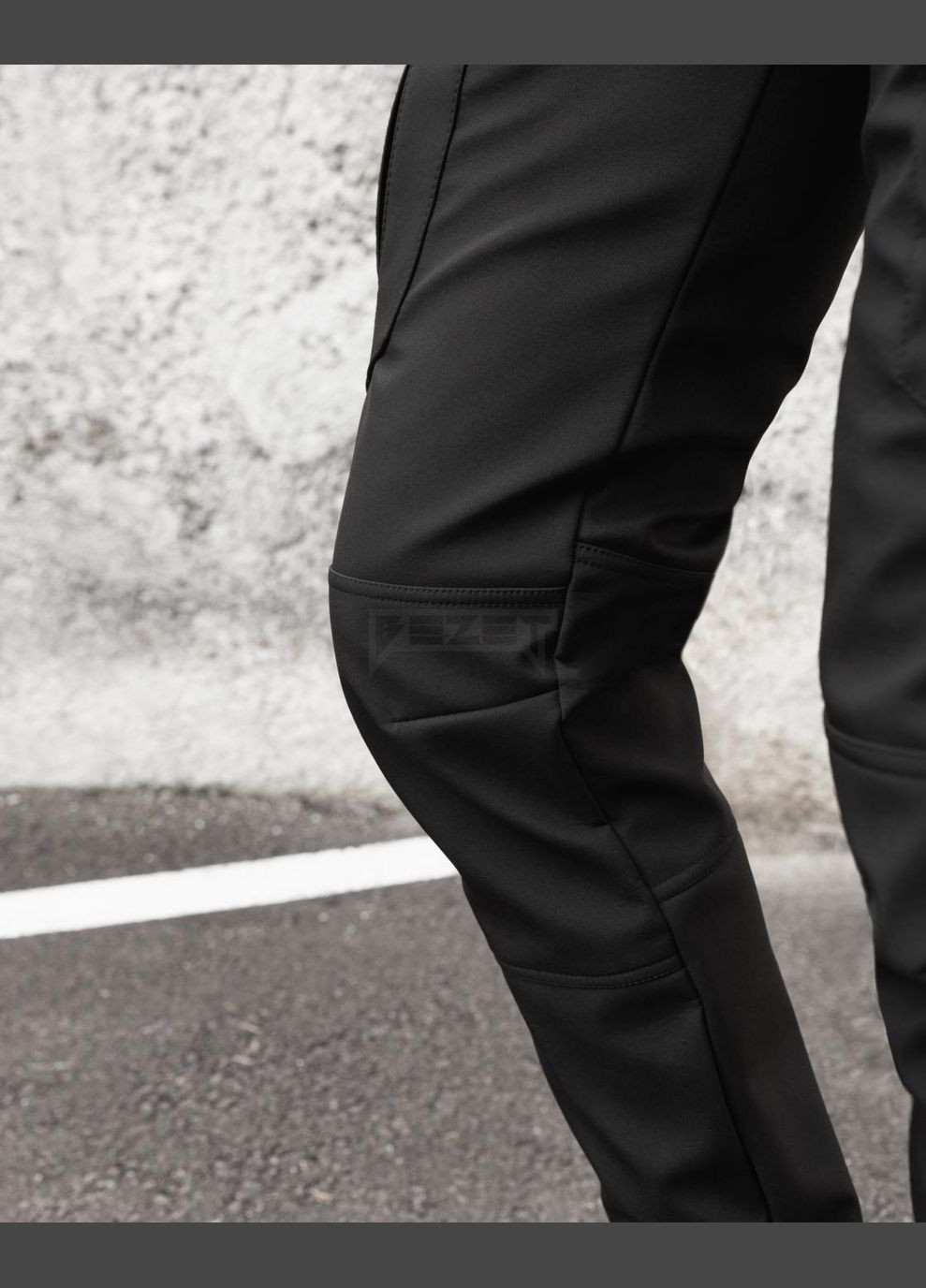 Зимові брюки карго тактичні oftshell Ешелон чорні BEZET (257294410)