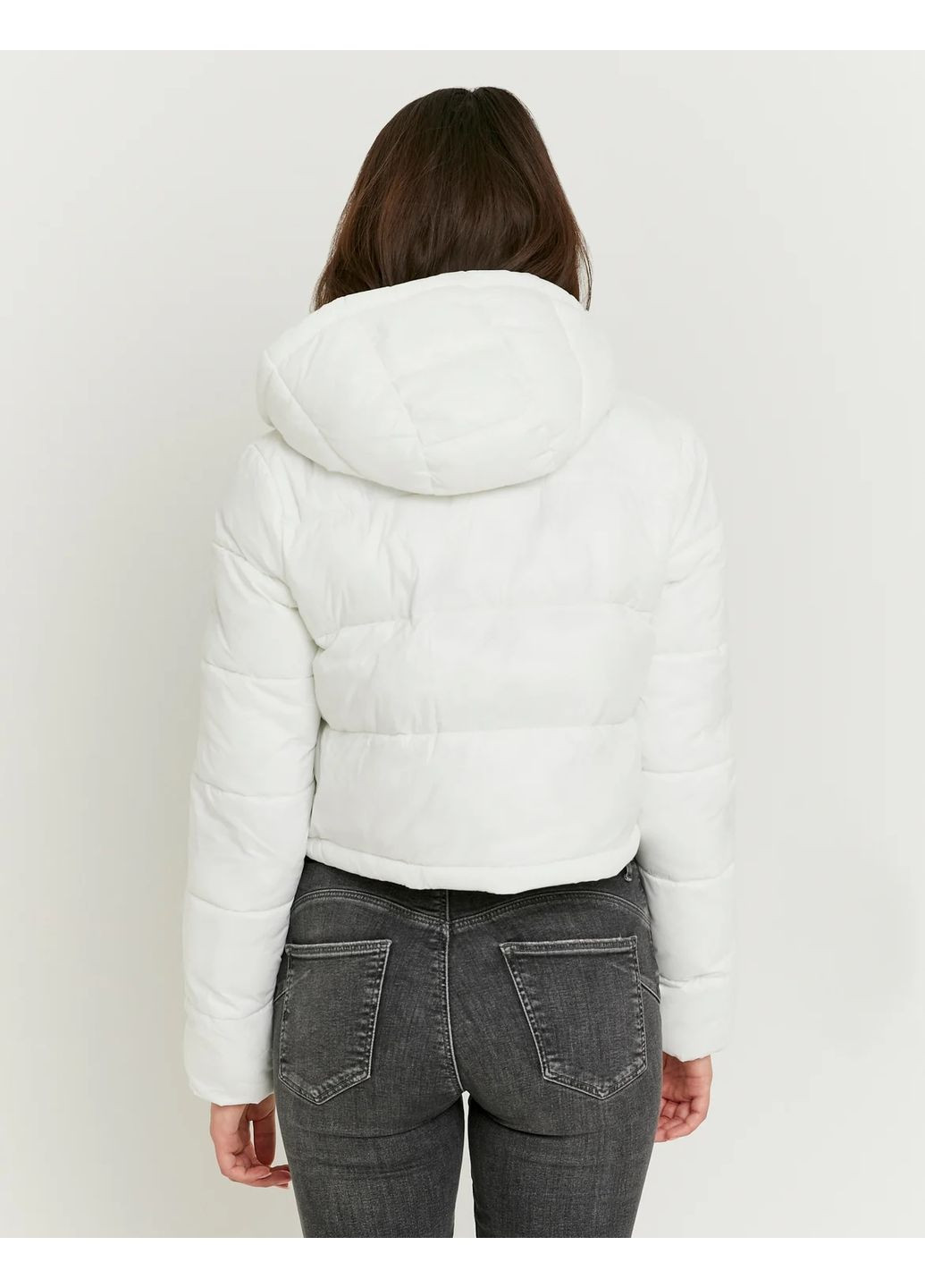Біла демісезонна куртка жіноча Tally Weijl
