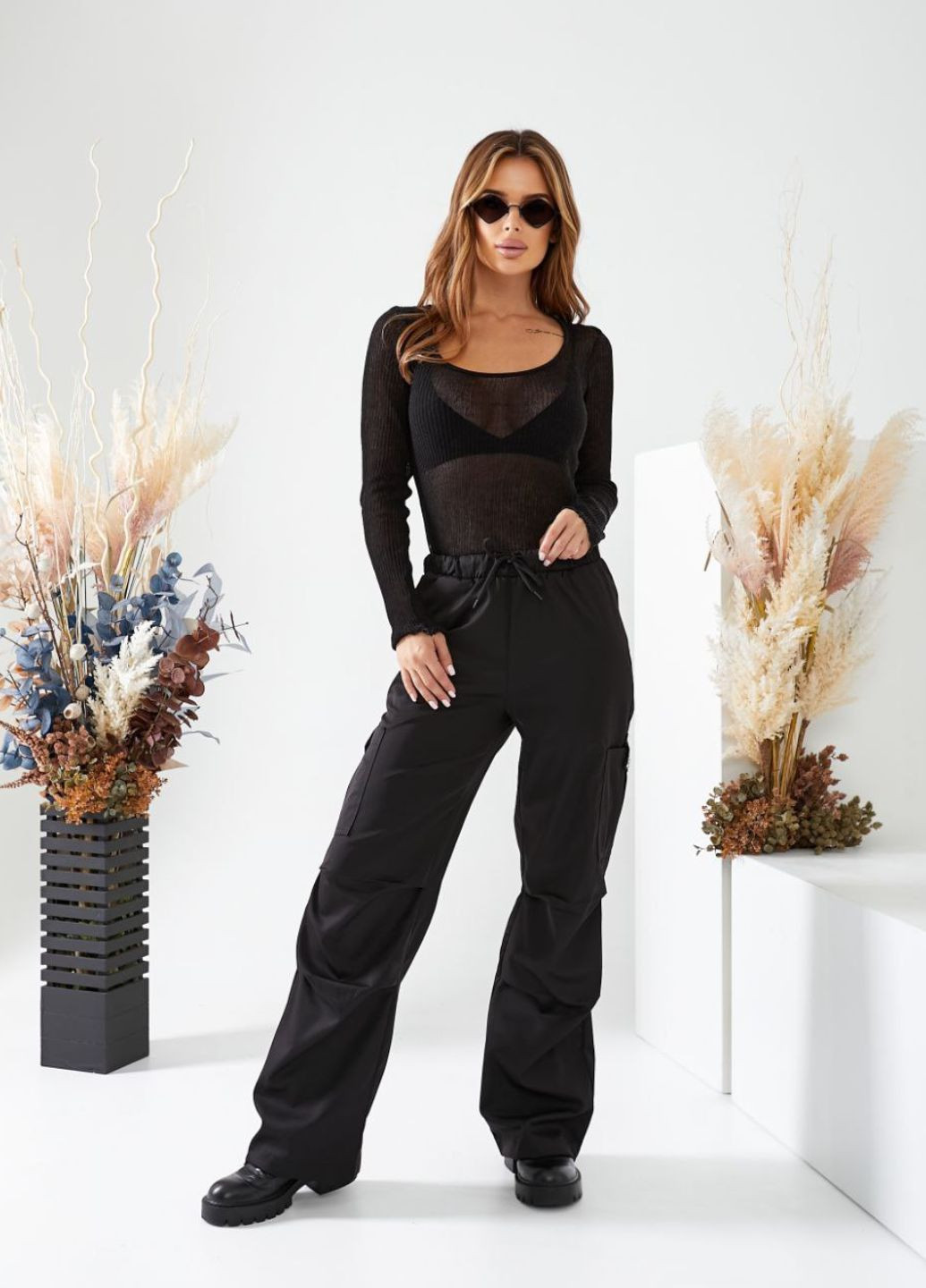 Однотонні штани карго Tik-Tak (322504637)