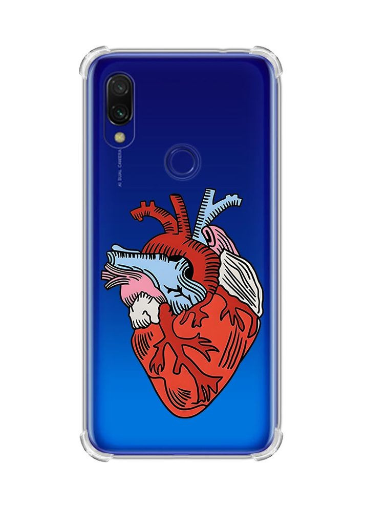 Чохол з потовщеними кутами на Xiaomi Redmi 7:: Серце анатомічне /принт 250/ Creative (360709655)
