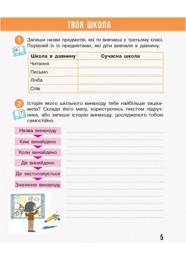НУШ. Я досліджую світ. 3 клас. Робочий зошит до підручника Н. Бібік, Г. Бондарчук. У 2 частинах. Частина 1 РАНОК (349839510)