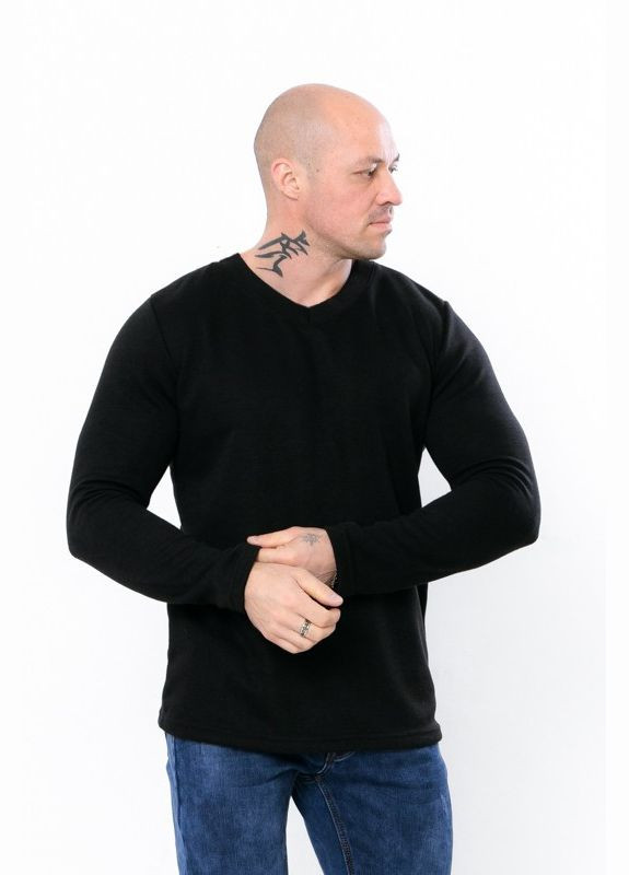 Чорний демісезонний джемпер чоловічий (p-12534) Носи своє