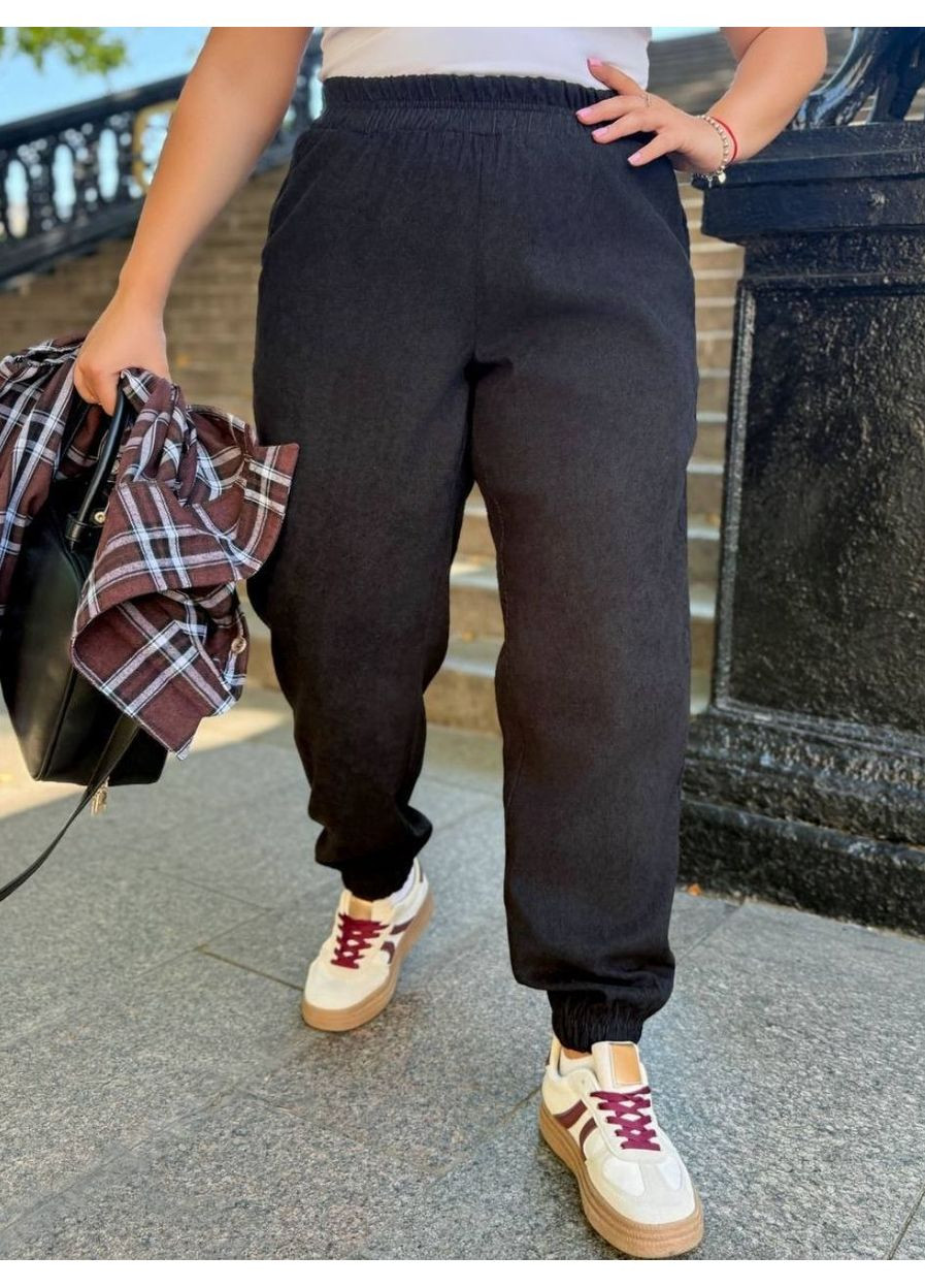 Штаны джоггеры женские с манжетами No Brand (361221221)