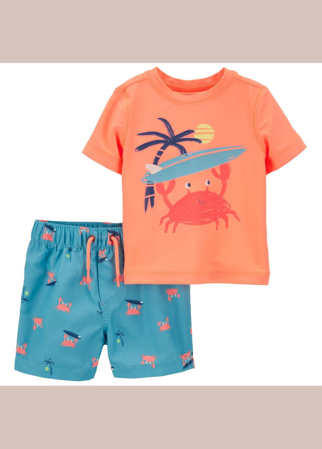 Комбинированный летний комплект для купания для мальчика 69-72 см (1q547310_9m) Carter's