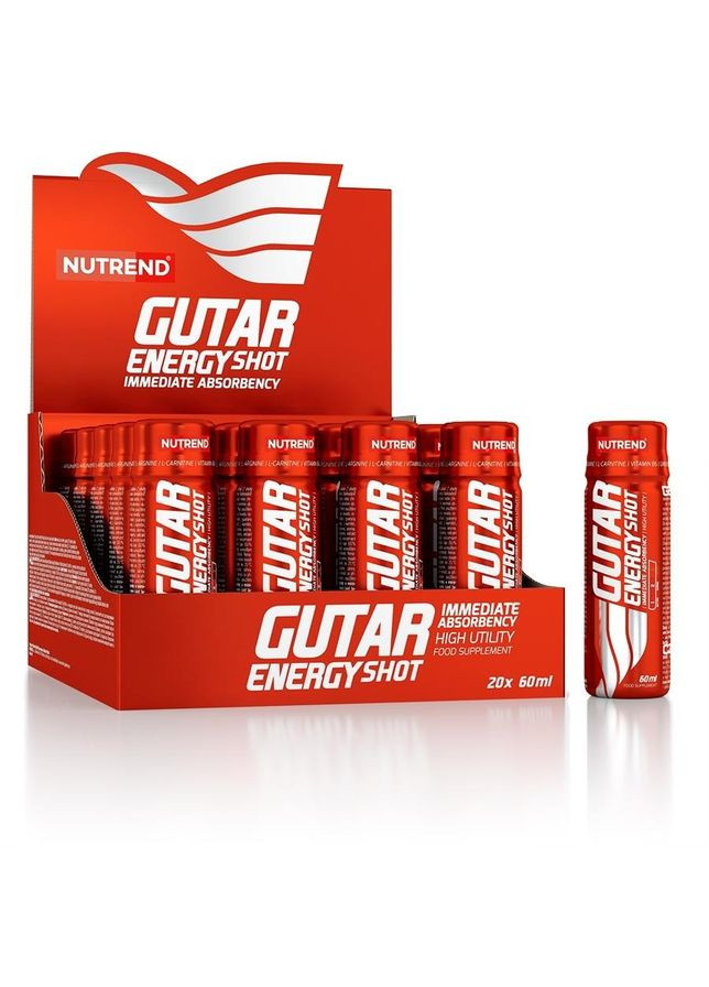 Передтренувальний комплекс Gutar Energy Shot, 20*60 мл Nutrend (333988658)