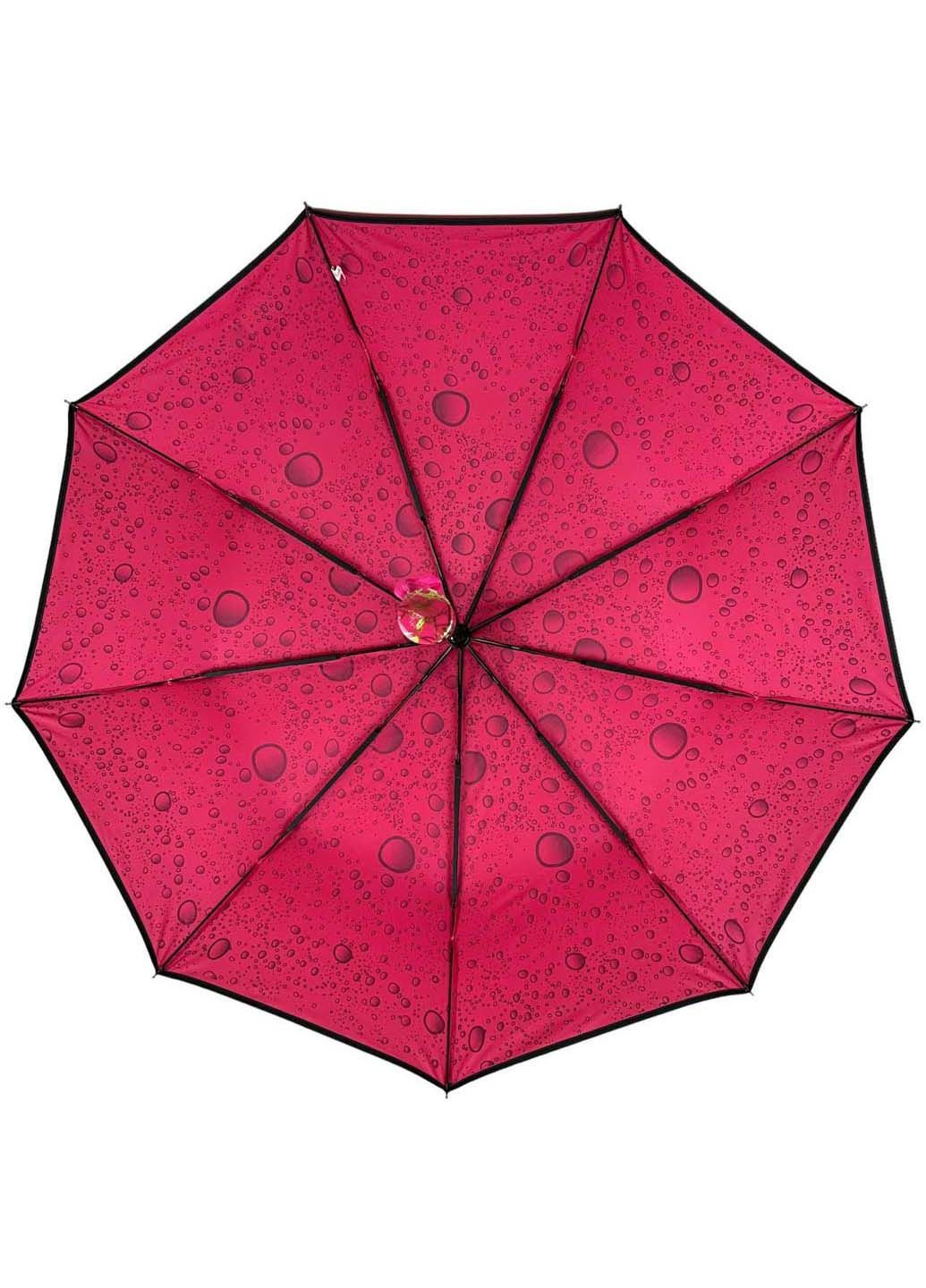 Жіноча парасоля напівавтомат на 9 спиць антивітер Toprain (289977579)