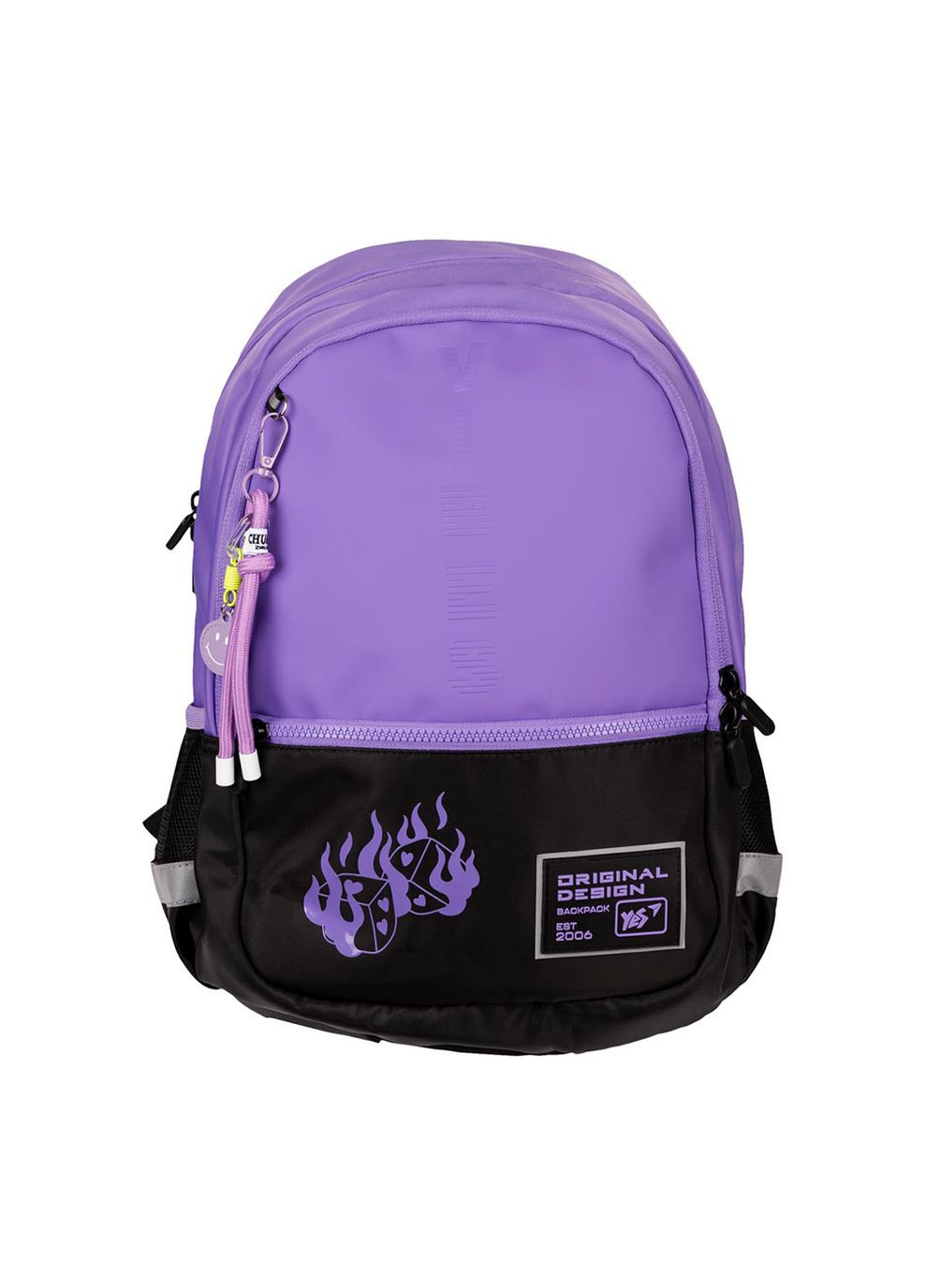 Рюкзак T-113 Lilac Cubes Yes (338436733)