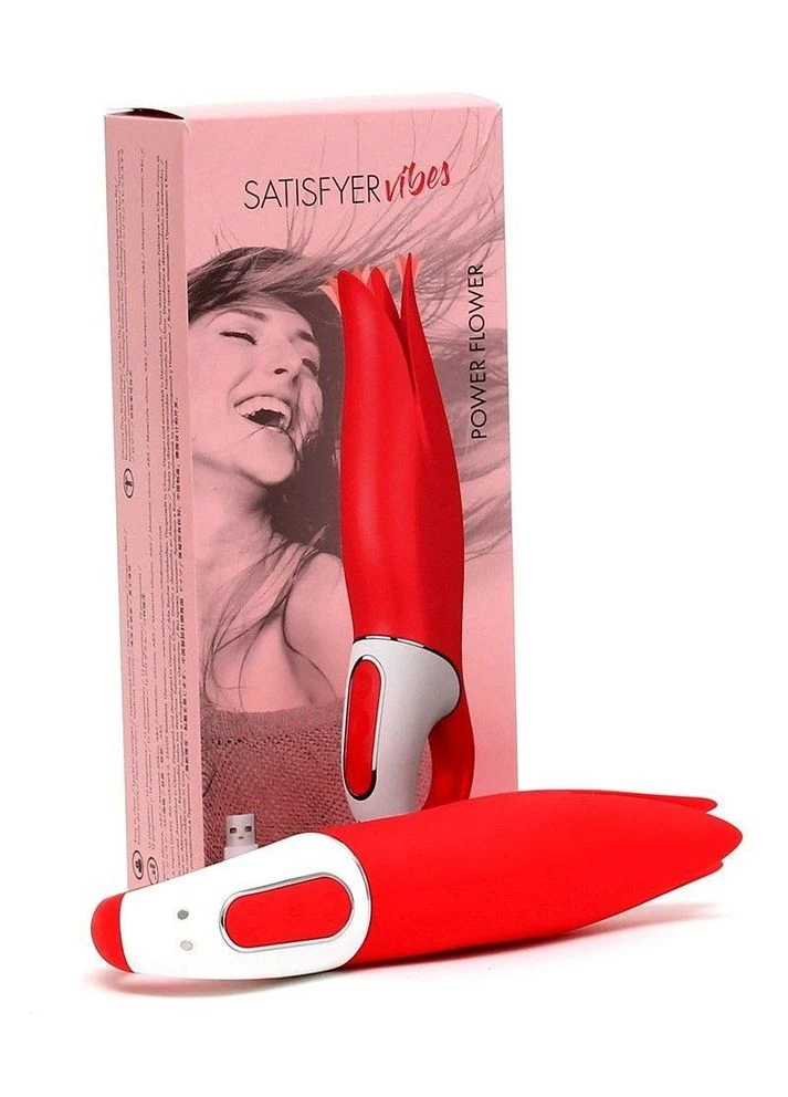 Женский вибратор для интимных зон Vibes Power Flower (13*4,6см) Satisfyer (315013910)