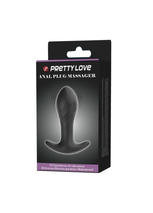 Анальная пробка - Pretty Love Anal Plug Massager Black LyBaile (322184362)