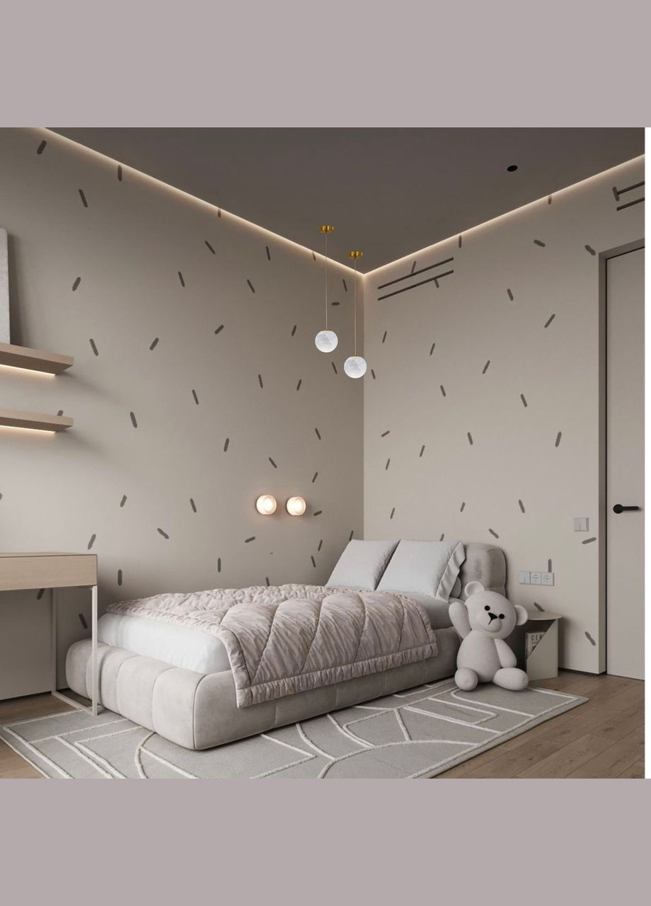 Підвіс зі 15см кулею "Orbit" (82-150F-1 BRONZE) No Brand (370070840)