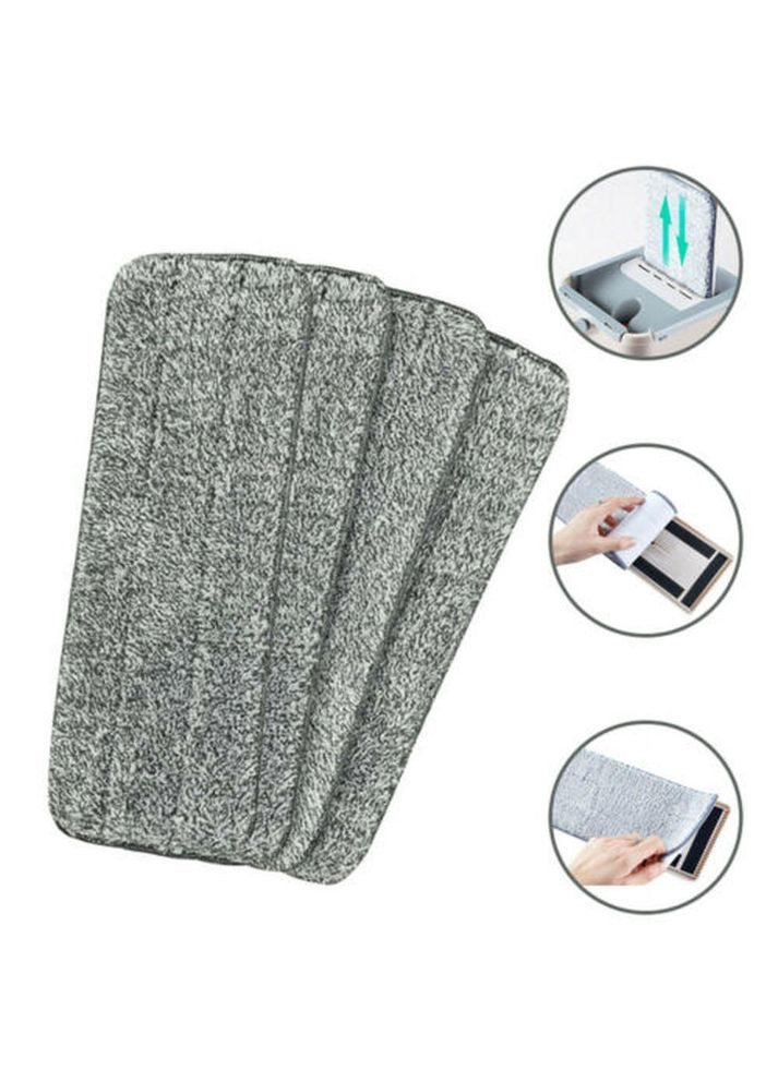 Универсальная насадка для швабры из микрофибры 33×12 см для твердых полов, сменная многоразовая ткань. China (370847936)