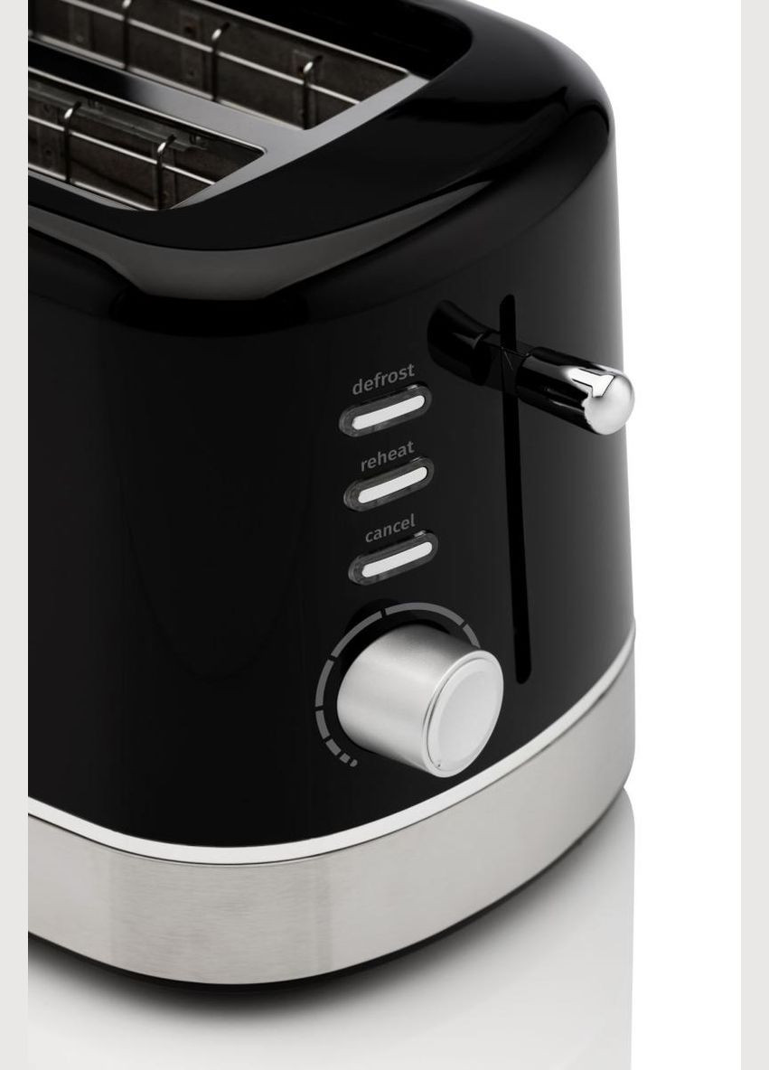 Тостер 850Вт, підігрів, розморожування, пластик, чорний Gorenje (316152715)