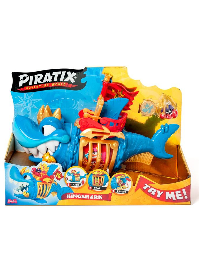 Детский игрушечный набор с фигурками "Королевская акула" PPXSP112IN10 Piratix (361147010)