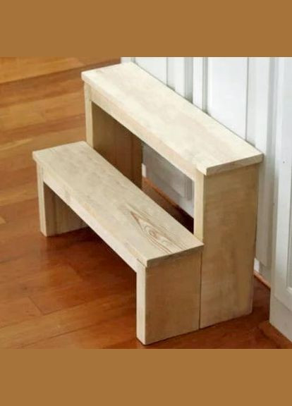 Лавка-сходинка з дерева Блекфут бланже (ССТ-009501) No Brand (327868980)