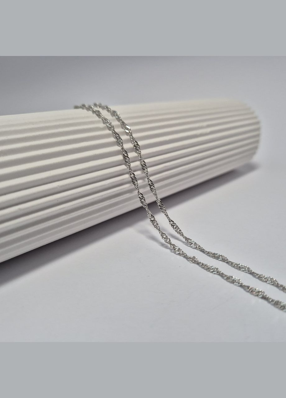 Срібна цепочка Ланцюжок Сінгапур см срібло 925 проби Родоване 3.40г 801р3/55 No Brand (315724793)