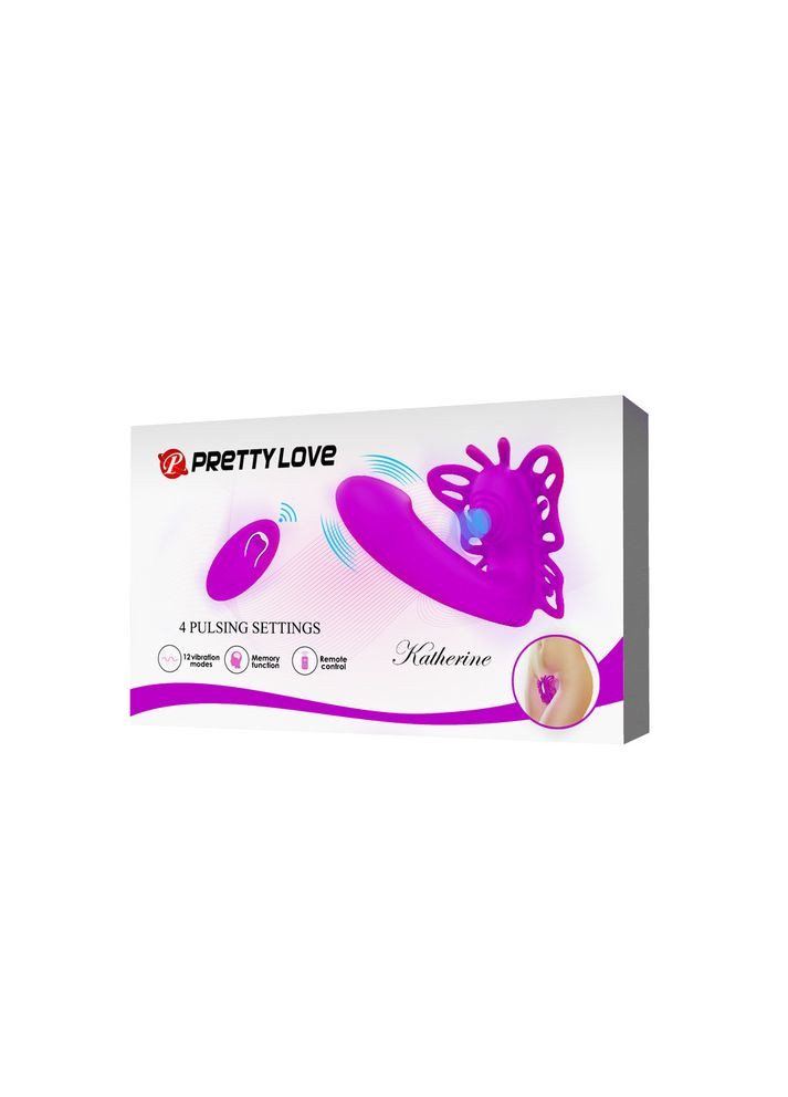 Вибратор бабочка вагинально клиторальный с пультом Pretty Love Katherine LyBaile (332769632)