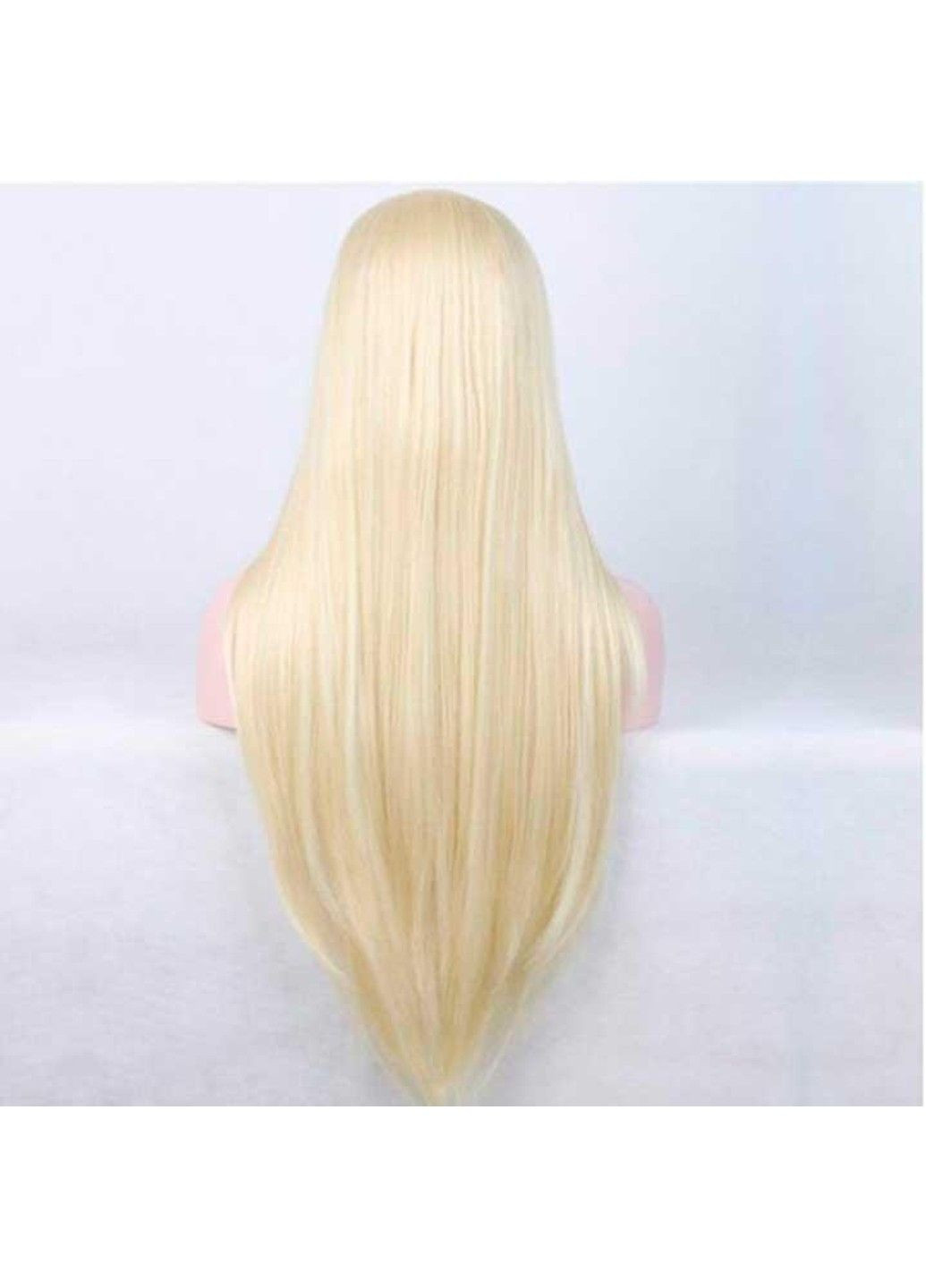 Ровный аниме парик 70см без челки "Блондинка" No Brand (288539145)