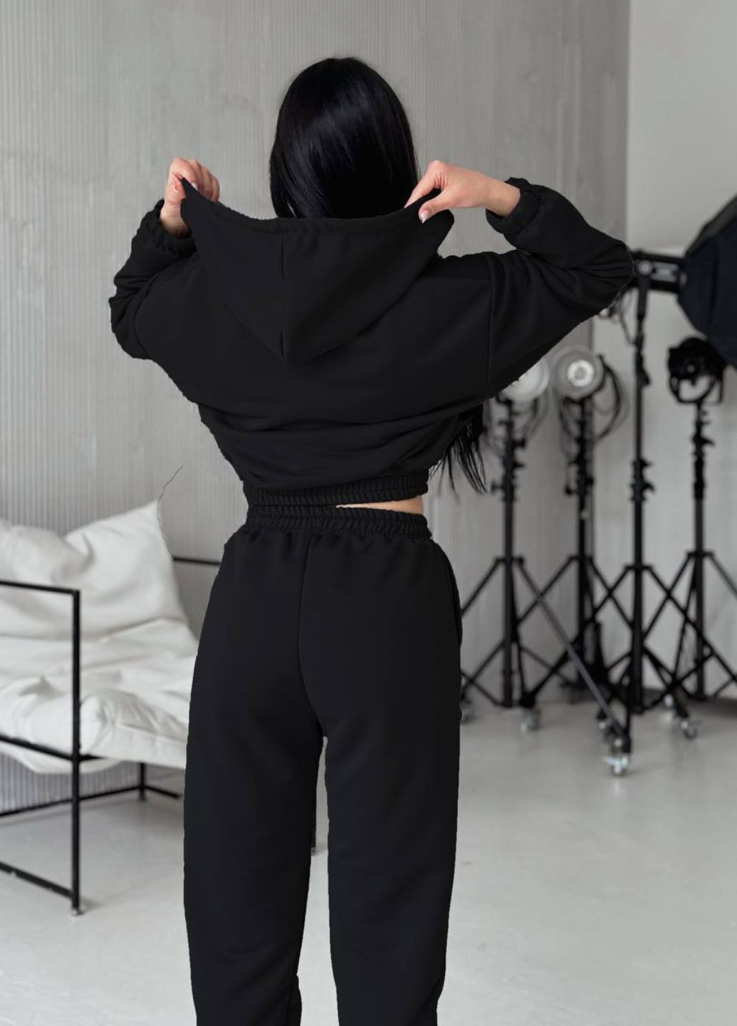 Костюм-двойка: укороченное соп худые и джогеры Україна (330035272)