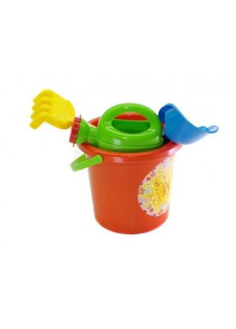 Ігровий набір для пісочниці №1 013555 з відерцем Помаранчевий Doloni (346752786)