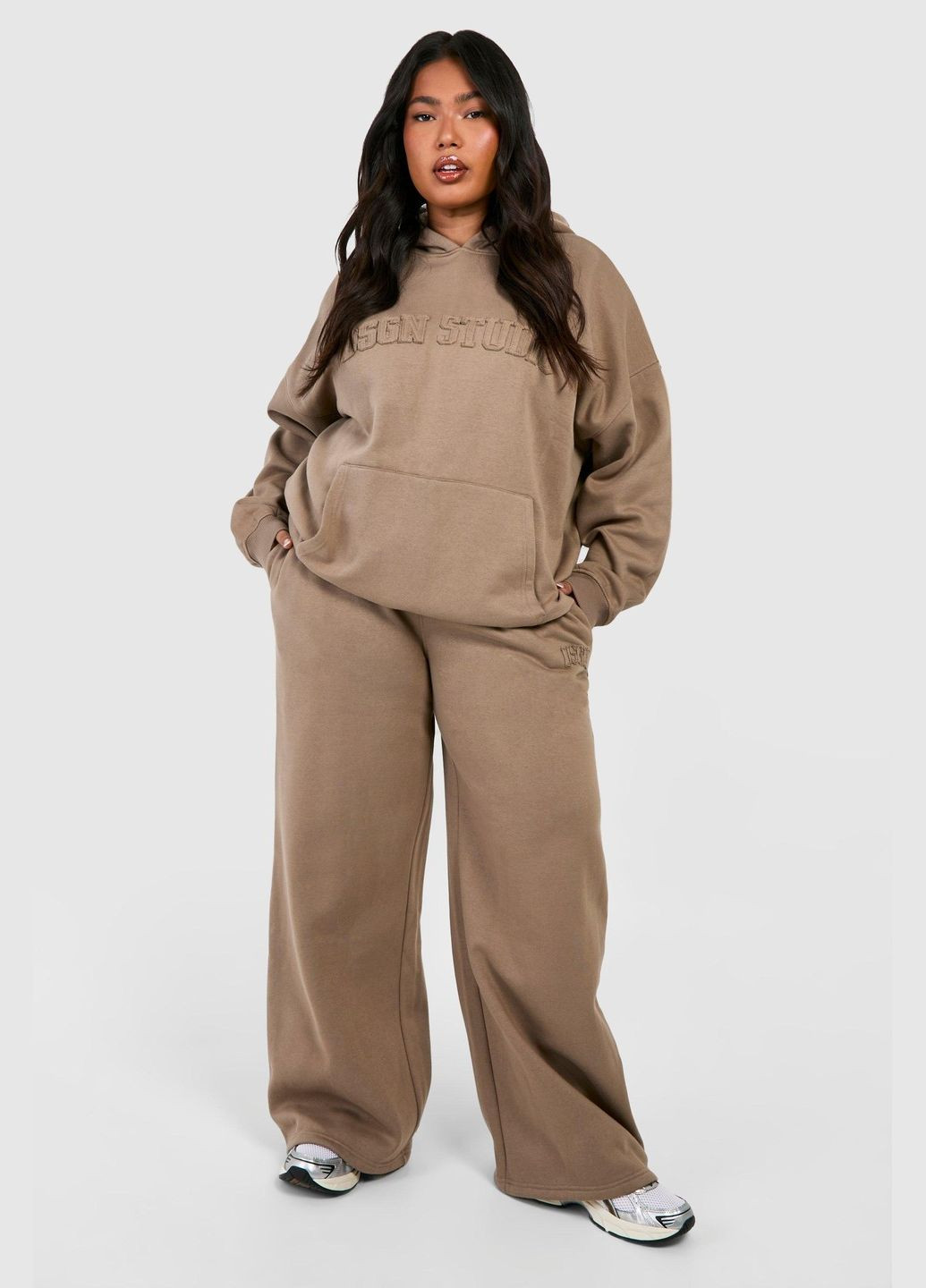 Брюки-джогери оверсайз Boohoo (342414669)