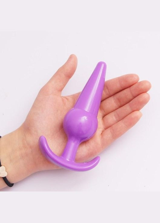Анальна пробка 3.8 см Silicon Big Plug велика силіконова Mini Focus (303878142)