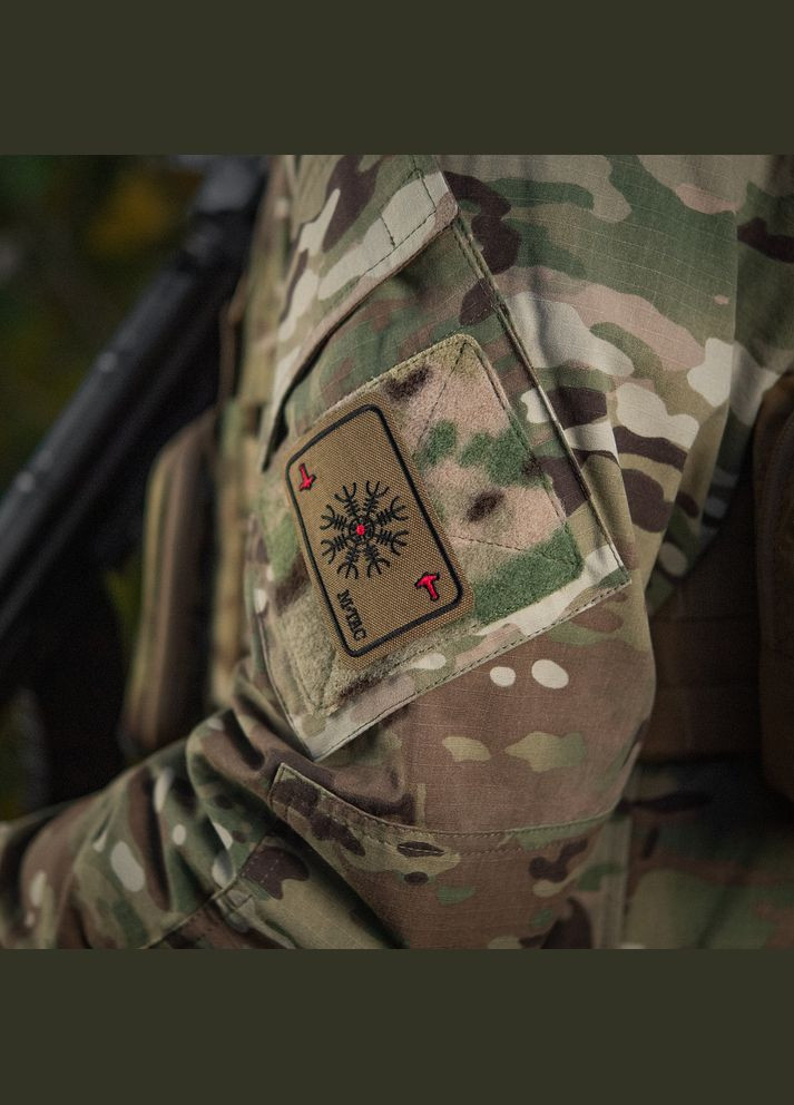 Нашивка карта Шолом Жаху (вишивка) Coyote M-TAC (315047622)