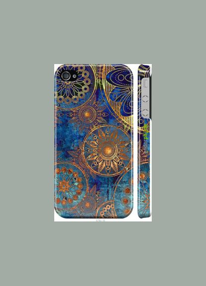 Чохол на iPhone 4 Золотий візерунок "678c-15-2448" Endorphone (348083096)