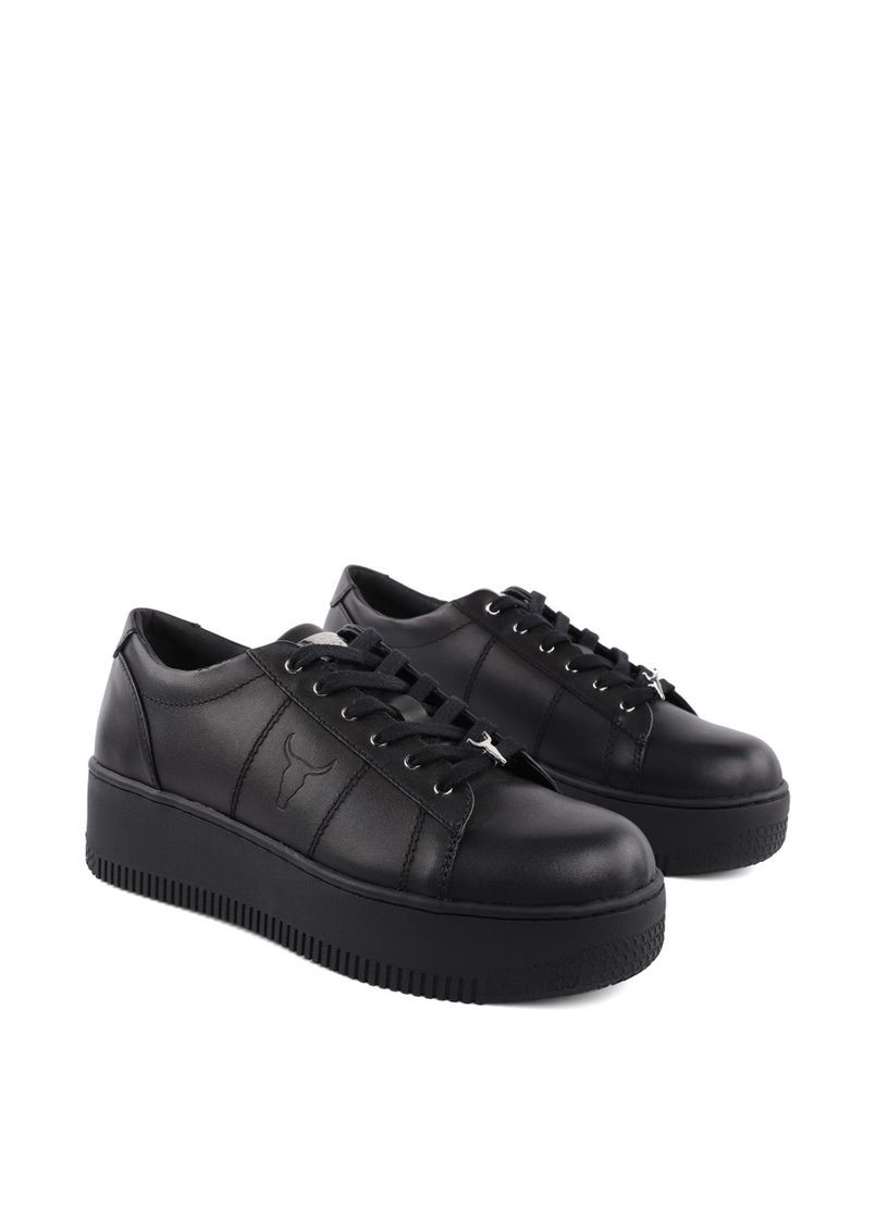 Чорні жіночі кеди skyla чорний шкіра Windsor Smith