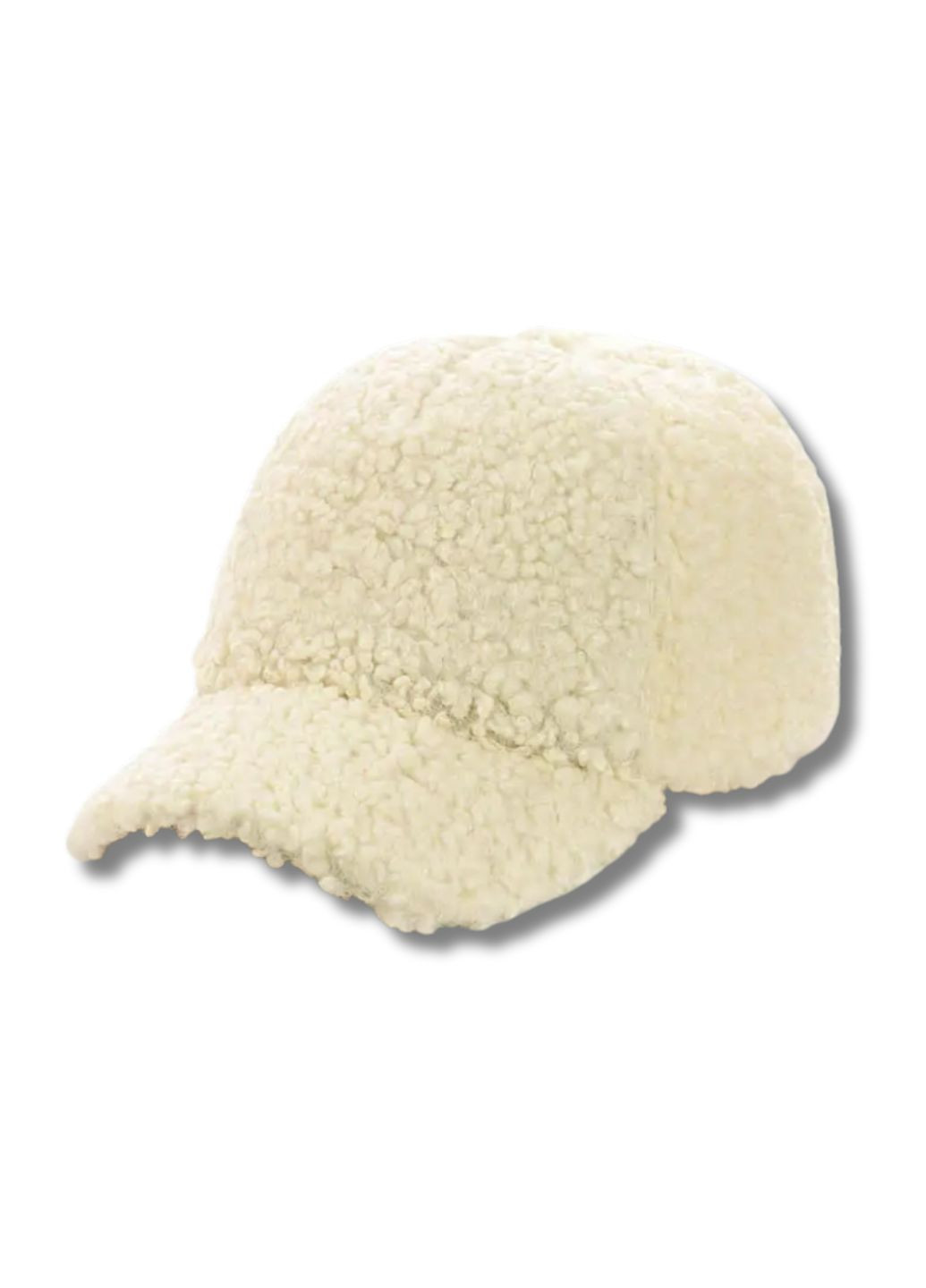 Жіноча зимова кепка з хутра з вушками - Баранець No Brand Зимова кепка (351348027)