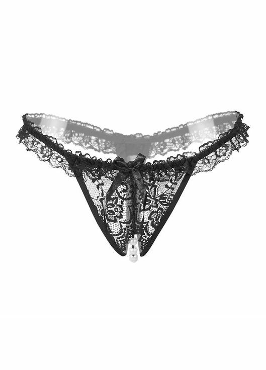 Трусики стрінги з перлинками (арт.80115) No Brand (346121359)
