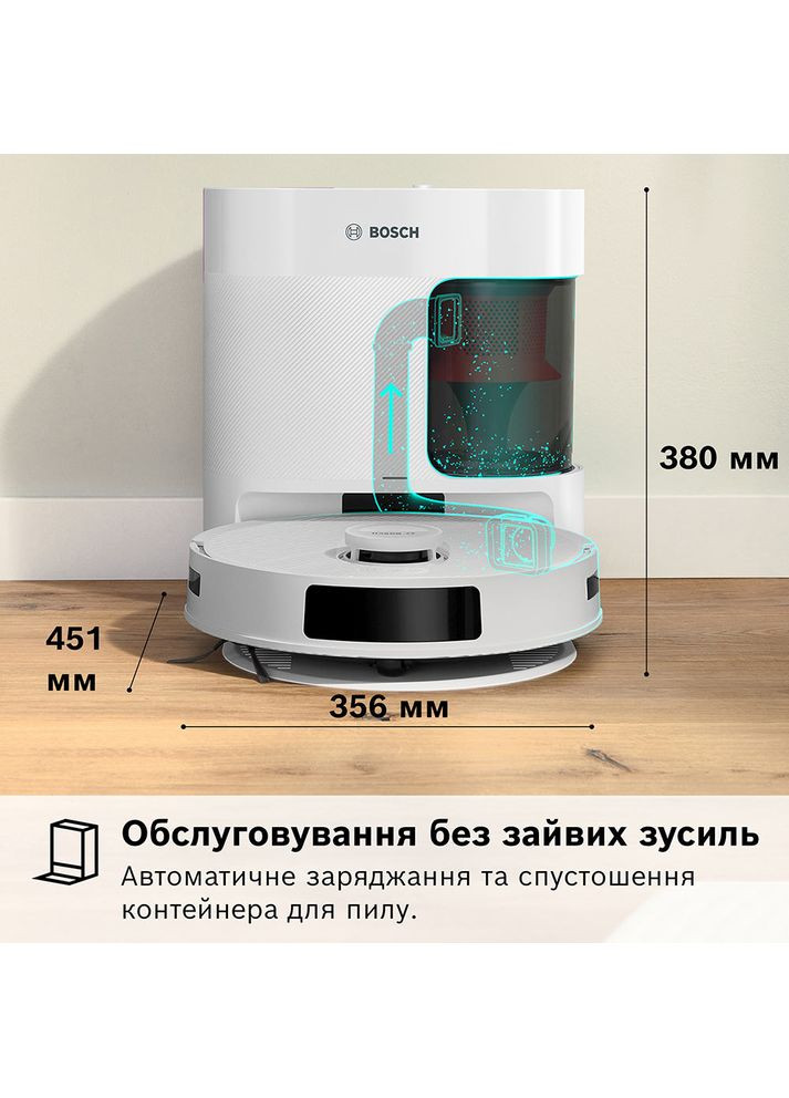 Робот-пылесос BCRD1W Bosch (370608199)