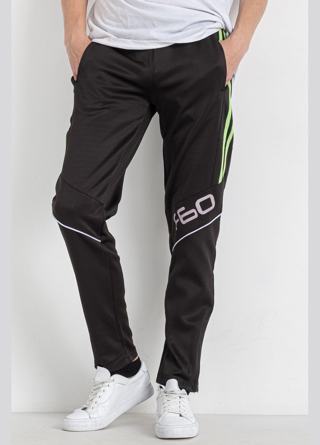 Спортивні штани підліткові для хлопчика чорного кольору Let's Shop (292309000)