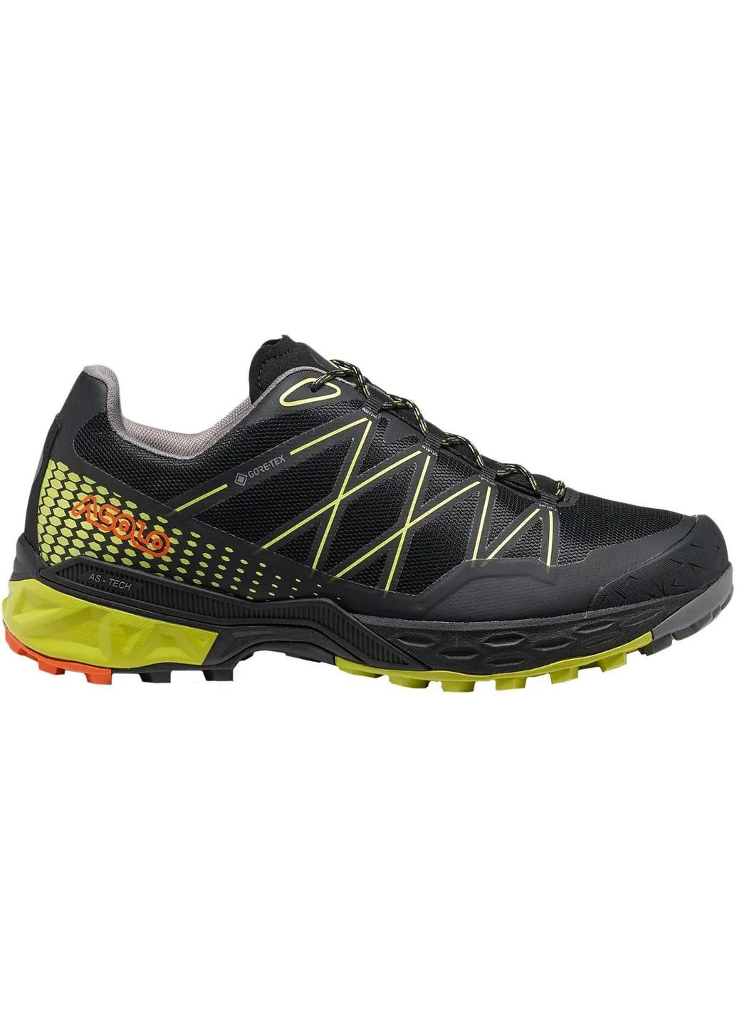 Кроссовки из Gore-Tex Tahoe GTX MM Black/Safety Yellow Asolo (316254263)