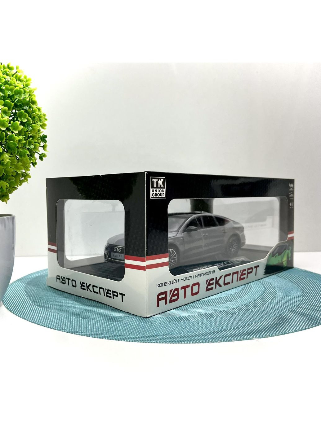 Машинка Audi А7 Авто Эксперт металлопластик 1:24 звук свет инерция Серая (1904-17) No Brand (360898164)
