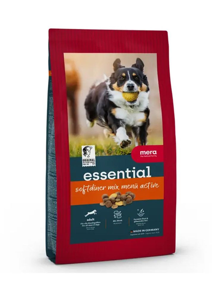 Сухий корм для собак з підвищеним рівнем активності essential Sofdiner (змішана крокета), 2 кг (*) Mera (304772683)