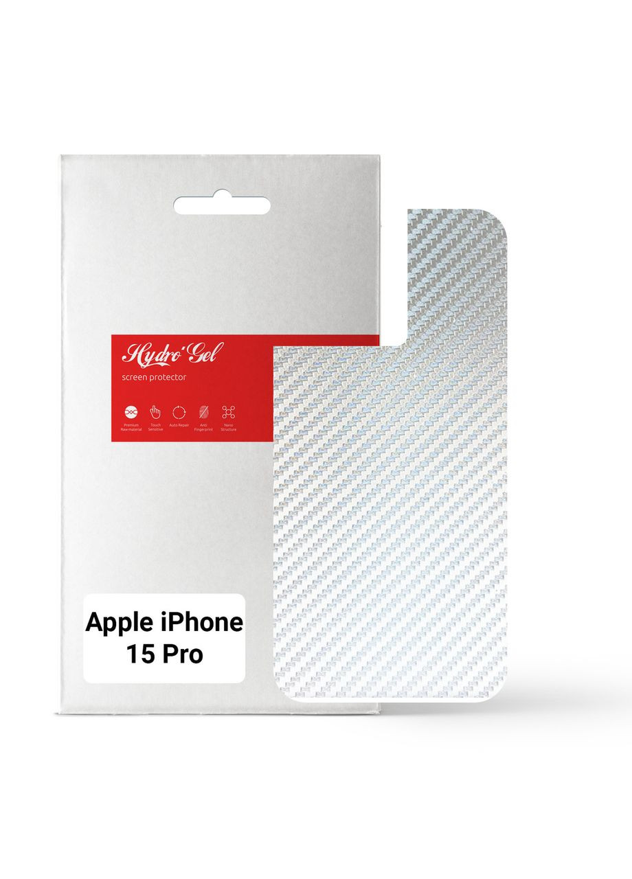 Защитная пленка на заднюю панель Apple iPhone 15 Pro Carbone Silver (ARM71905) ArmorStandart (327889775)