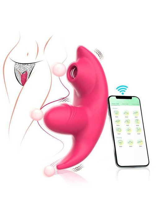 Смарт-вибратор в трусики Love Spouse Tongue – Смарт вибраторы No Brand (370611910)