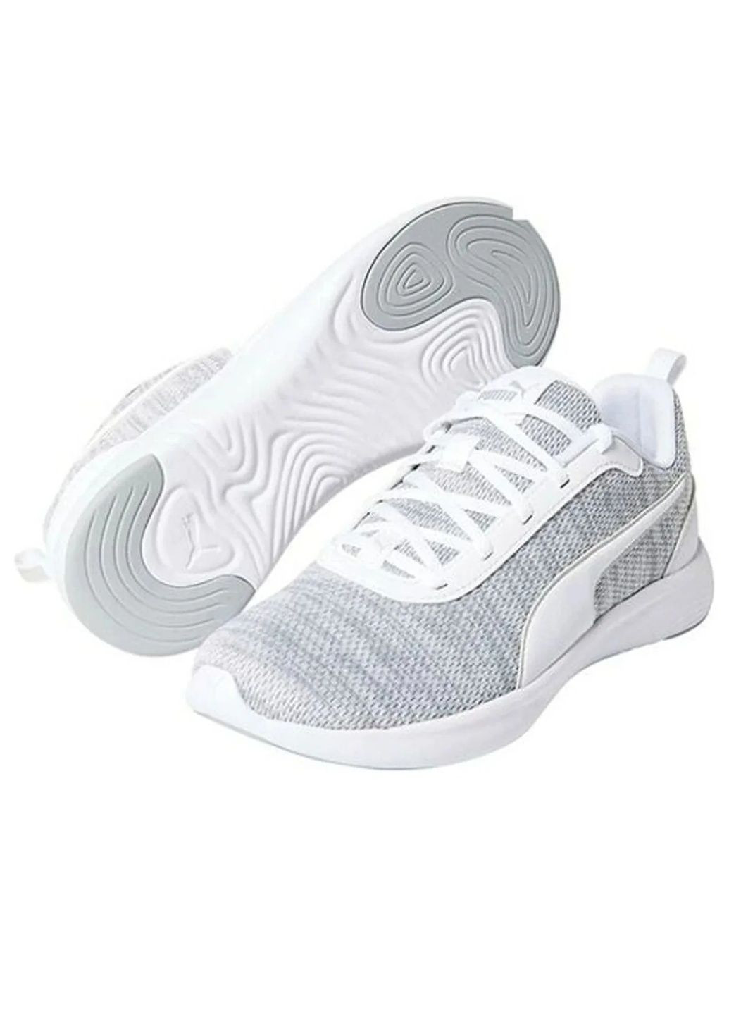 Білі кросівки чоловічі softride vital fresh grey/white 376213-07 Puma